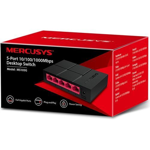 Switch Mercusys 5 Ports Gigabit