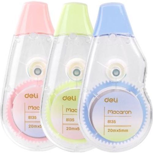Correcteur en ruban Deli Macaron 8135 20mx5mm