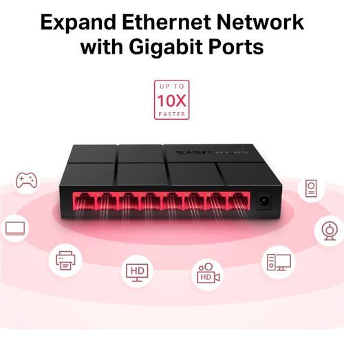 Switch Mercusys 8 Ports Gigabit - 2