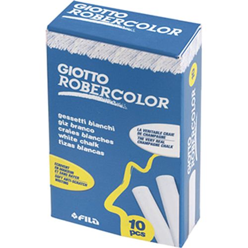 Boîte de 10 craies blanches – Giotto 