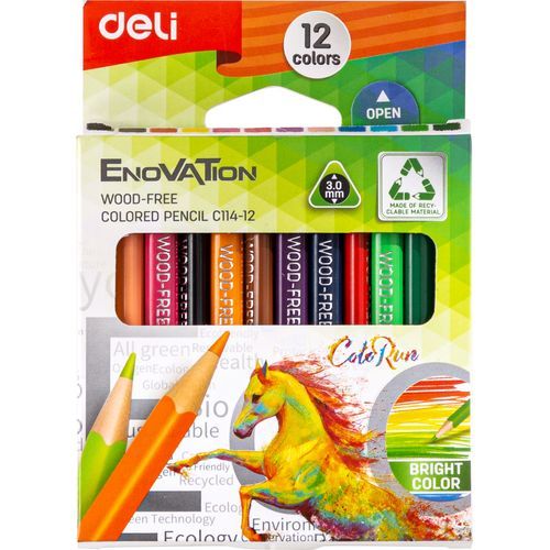 Deli ColoRun C114 12couleurs mini