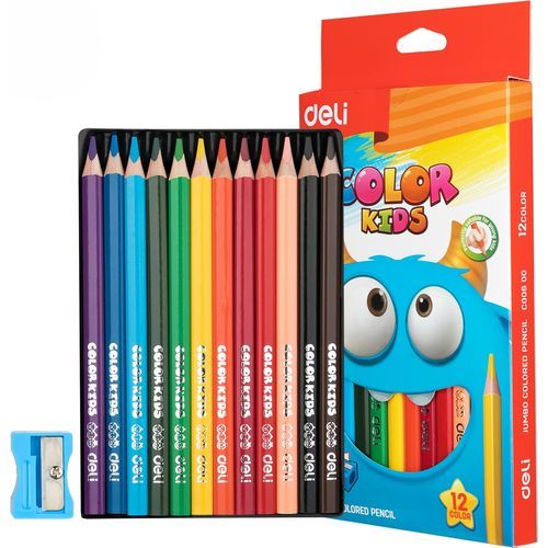 Deli Color Kids Jumbo Triangulare 12couleurs