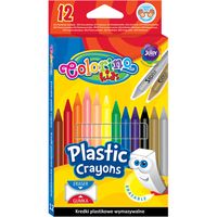 Colorino kids plastique 12couleurs + gomme