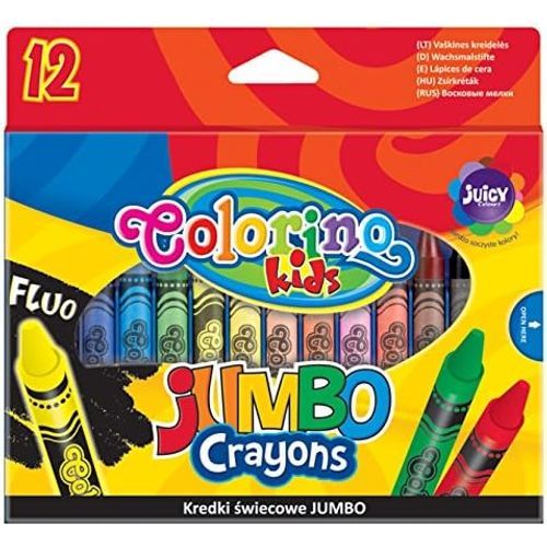 Colorino kids en cire Jumbo 12couleurs