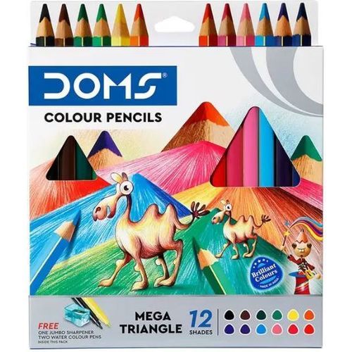 DOMS Mega Triangle Jumbo 12couleurs