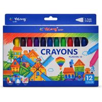 Crayons de couleur Yalong 12 couleurs