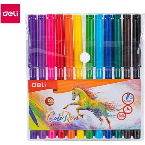 Deli 12 feutres ColoRun
