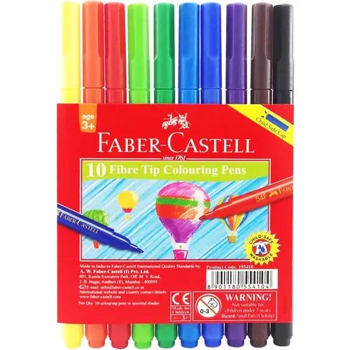 Feutre  Faber-Castell 10 couleurs