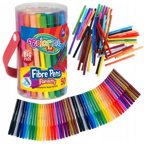 Colorino kids Fibre Pens Flamastry 50pcs - 2