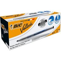 Marqueur BIC Velleda pointe fine - Noir - pack de 24 pcs