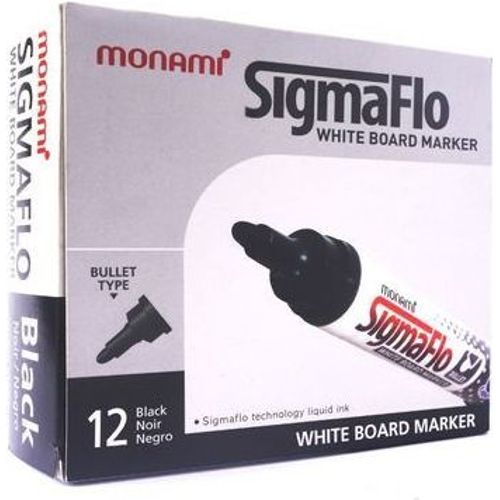 Marqueur MONAMI Sigmaflo  Noir - 12pcs - 2