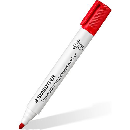 Marqueur Whiteboard Staedtler Lumocolor 351 Rouge pack 10pcs - 2