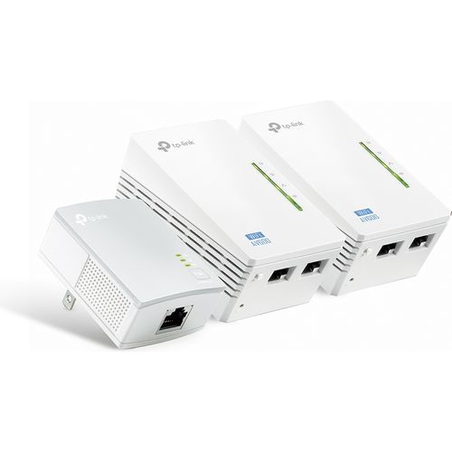 CPL TP-Link Extender AV500 2-port Powerline Wi-Fi Extender 3-pack KIT 500 Mbps