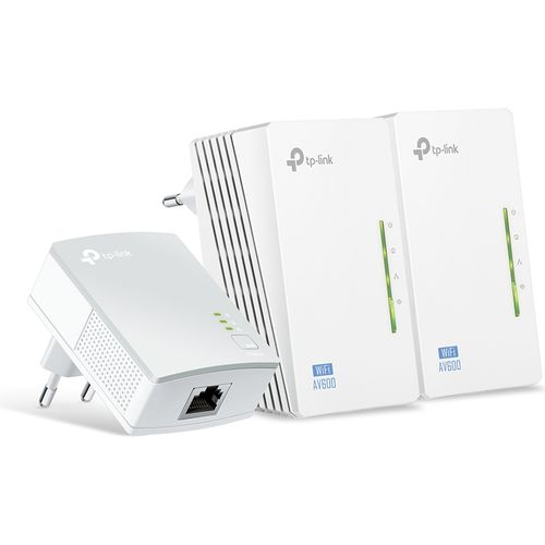 CPL TP-Link Extender AV500 2-port Powerline Wi-Fi Extender 3-pack KIT 500 Mbps - 2