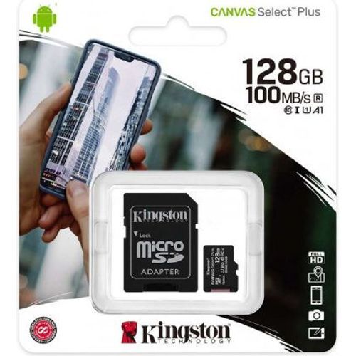 Carte mémoire Kingston Canvas Select Plus 128 Go - 3