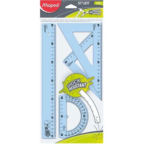 MAPED STUDY SHOCK RESISTANT 4 PCS bleu - 3
