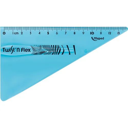 Equerre 60° MAPED Twist'n Flex - Bleu - 2