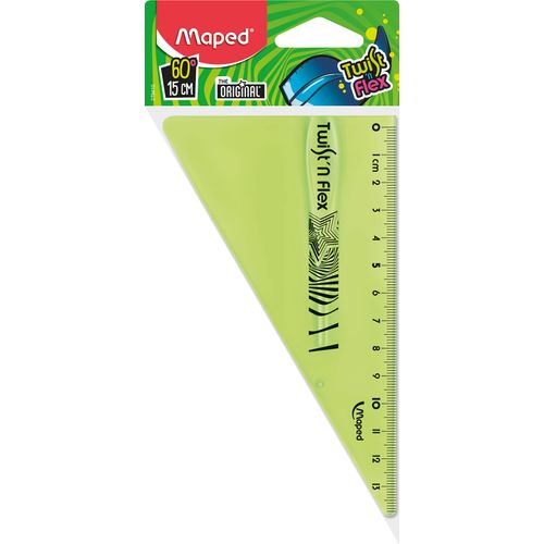 Equerre 60° MAPED Twist'n Flex - Vert - 3