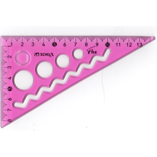 Equerre MSCHOOL Flexy - Rose