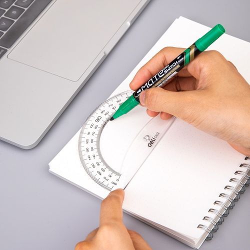 Rapporteur DELI Pioneer en plastique 12 cm - 3