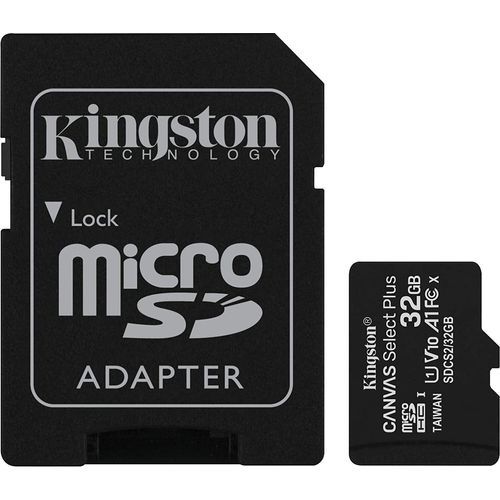 Carte mémoire Kingston Canvas Select Plus 32 Go MicroSDHC UHS-I Classe 10 - 2