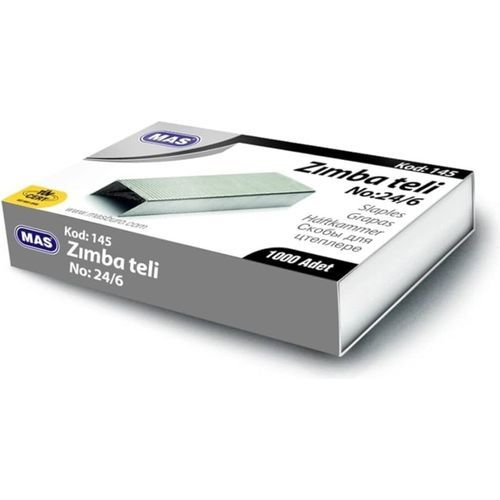 AGRAFFE 24/6 MASREF145 BOITE 10 PAQUET