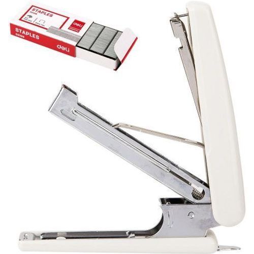 Agrafeuse Deli Stapler 0282-blanche - 2