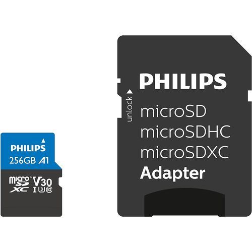 Carte mémoire Philips Ultra Pro 256 Go MicroSDXC UHS-I Classe 10 - 2