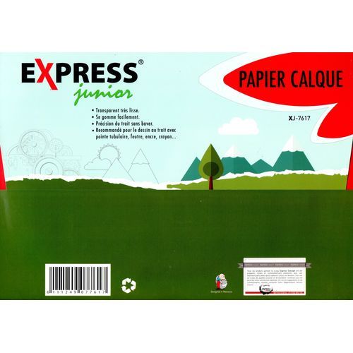 Papier calque EXPRESS 12 feuilles - 2