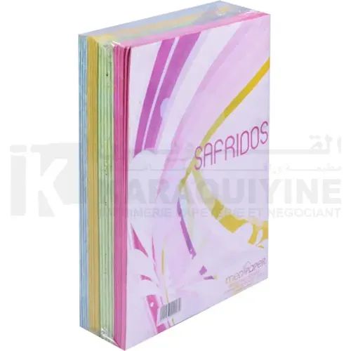 100 CHEMISES DOSSIERS FORMAT 24*32 DOUBLE-180g multicouleur - 3