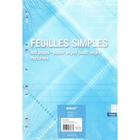 Feuilles Simple A4 Blanche ancor 100p 90g Seyes
