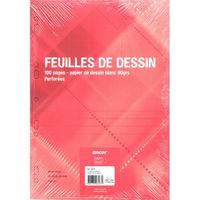Feuilles de dessin A4 Blanche ancor 100p 90g Seyes