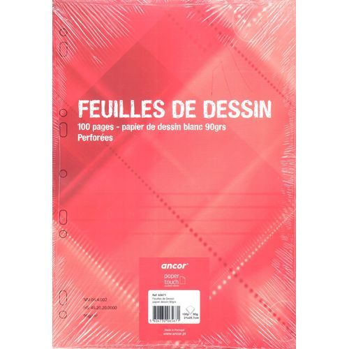 Feuilles de dessin A4 Blanche ancor 100p 90g Seyes - 3