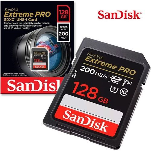 Carte mémoire SanDisk Extreme PRO 128 Go SDXC UHS-I