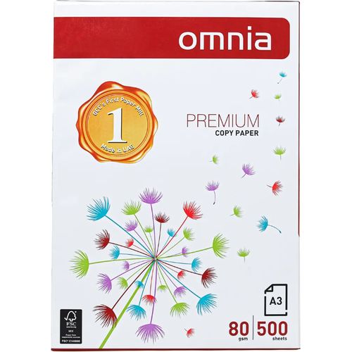 Ramette de papier A3 OMNIA 80g