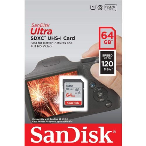 Carte mémoire SanDisk Ultra 64 Go SDXC UHS-I