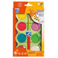 Pastilles de Gouache LEFRANC & Bourgeois 8 couleurs