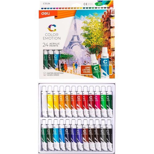 Deli Color Emotion peinture acrylique 24 couleurs - 2