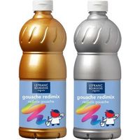 Gouache LEFRANC & BOURGEOIS 500 mL - Or/Argent