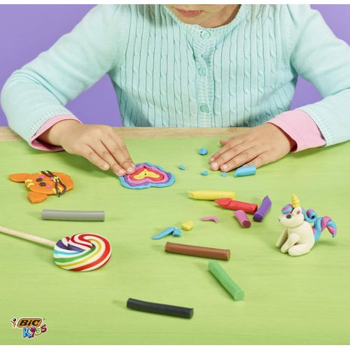 Pâte à modeler BIC KIDS PLASTELINA 12 couleurs - 3