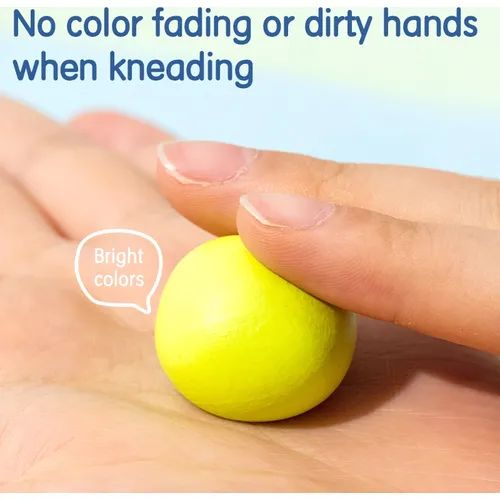 Pâte à modeler Deli Genius PLASTICINE 6 couleurs - 3