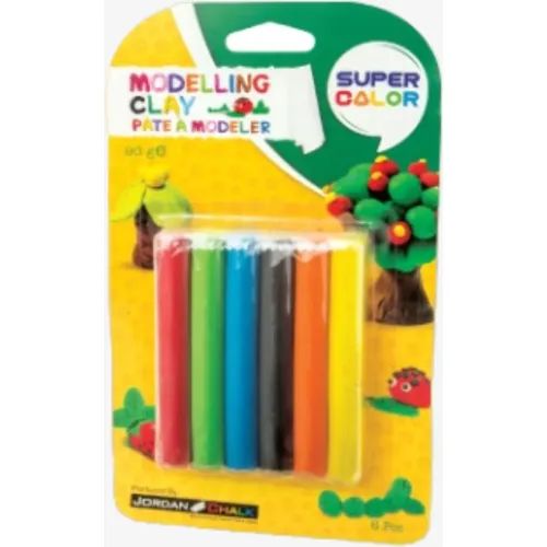 Pâte à modeler JORDAN COLOR 6 couleurs - 3