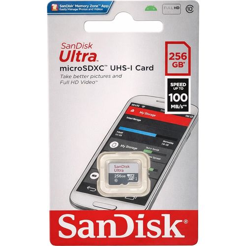 SanDisk Ultra 256 Go microSDXC 100 mbps A1 CL10