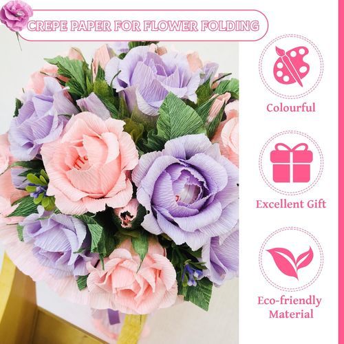 Papier Crépon pour fleur 25cm x 250cm - 2