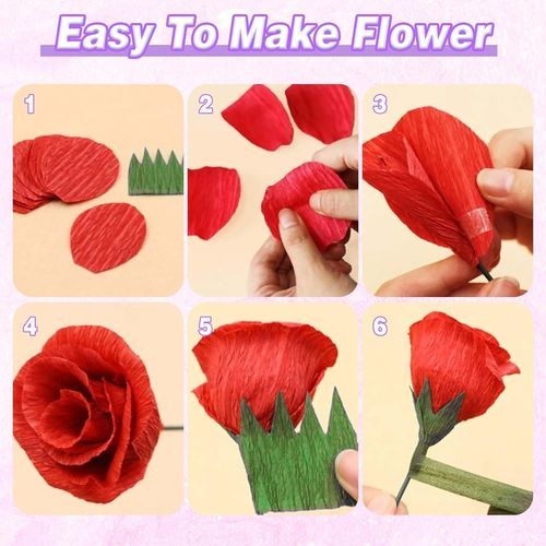 Papier Crépon pour fleur 25cm x 250cm - 3