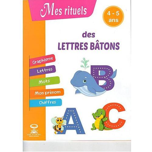 Mes rituels des Lettres Batons 4-5 Ans