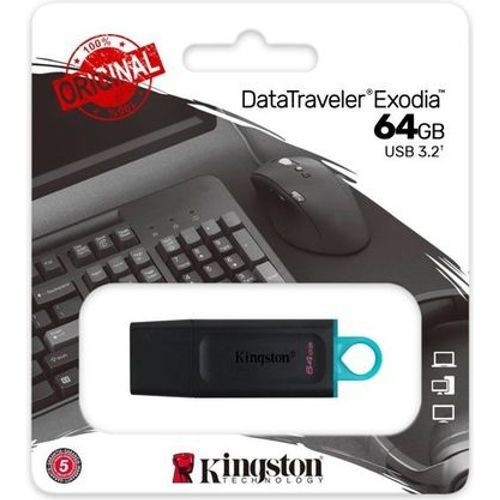 Clé USB 3.2 Kingston Data Traveler Exodia 64 Go