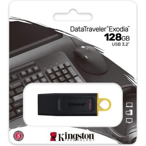 Clé USB 3.2 Kingston Data Traveler Exodia 128 Go