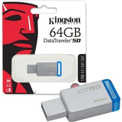 Clé USB 3.1 Kingston DataTraveler 50 - 64 Go