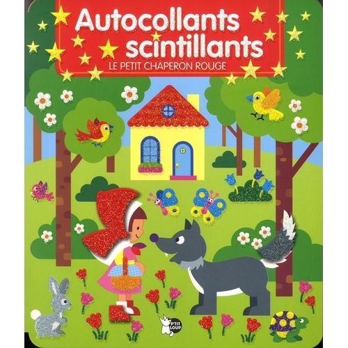 Le petit chaperon rouge - Autocollants scintillants - 2